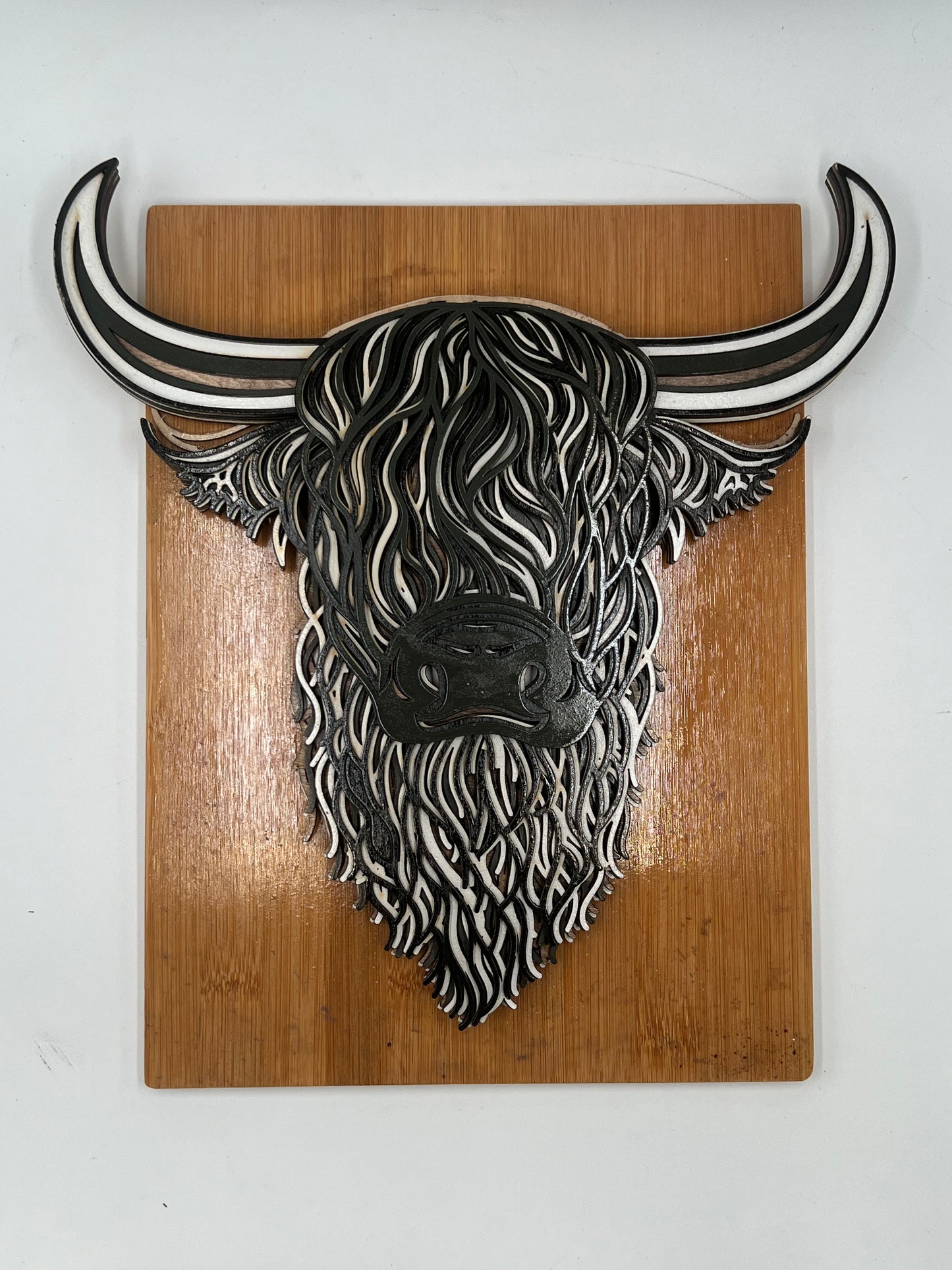 Wood 3D Bull